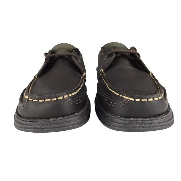 Lee Womens Dark Brown Mark Moc Toe Slip On Casual Boat Shoes Size US 6 M - Picture 3 of 10